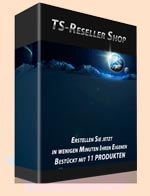 Reseller Shop mit Produkten und mit PLR